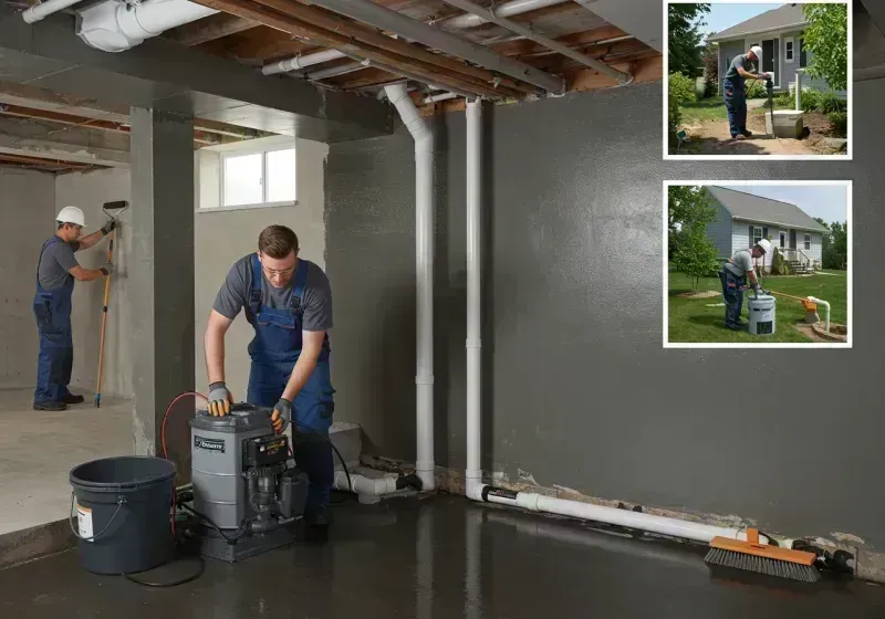 Basement Waterproofing and Flood Prevention process in Hampton, MD